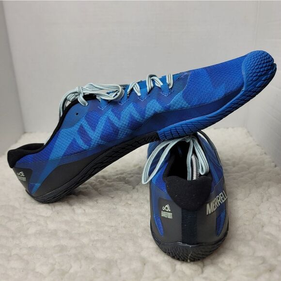 Merrell Vapor Glove 3 Barefoot Mens Size 13 Blue Running Shoes - Picture 5 of 10